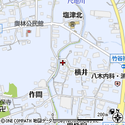 シャモニー横井周辺の地図