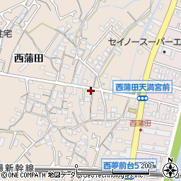 兵庫県姫路市広畑区西蒲田341周辺の地図