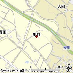 愛知県豊橋市石巻平野町川口周辺の地図