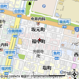 兵庫県姫路市福中町周辺の地図