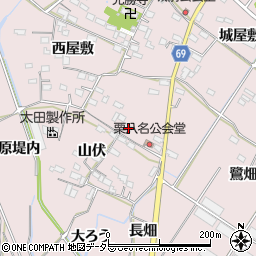 愛知県豊橋市賀茂町（大蚊屋敷）周辺の地図