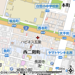 兵庫県姫路市本町218周辺の地図