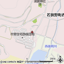 兵庫県相生市若狭野町西後明8周辺の地図