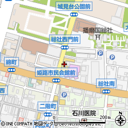 兵庫県姫路市総社本町115周辺の地図