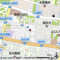 兵庫県姫路市総社本町152周辺の地図