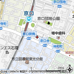 兵庫県姫路市城東町京口台25周辺の地図