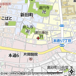 静岡県島田市祇園町8498周辺の地図