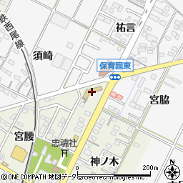 横須賀保育園周辺の地図