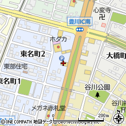 無添くら寿司 豊川インター店周辺の地図