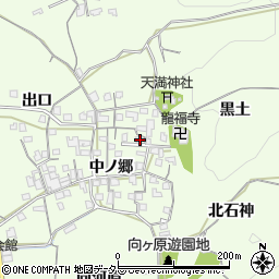 京都府城陽市中中ノ郷8周辺の地図