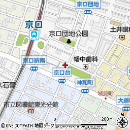 兵庫県姫路市城東町京口台56周辺の地図