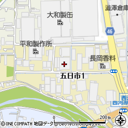エスケーロジ株式会社　茨木支店五日市営業所周辺の地図