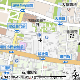 兵庫県姫路市総社本町102周辺の地図