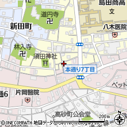 静岡県島田市祇園町8428周辺の地図