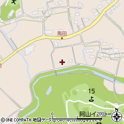 鞆田川周辺の地図