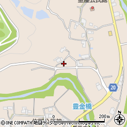 兵庫県三木市細川町金屋534-2周辺の地図