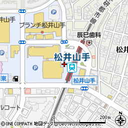 京都京阪バス株式会社　松井山手営業所周辺の地図