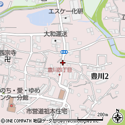 大阪府茨木市豊川周辺の地図