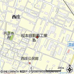兵庫県姫路市西庄33周辺の地図