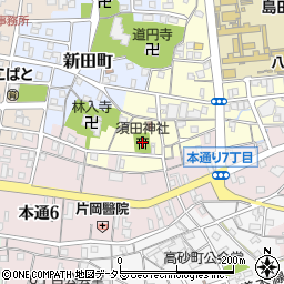 須田神社周辺の地図