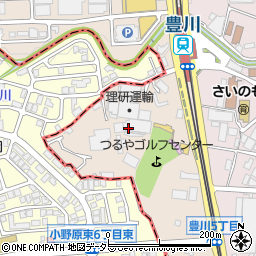 大阪府茨木市西豊川町14周辺の地図