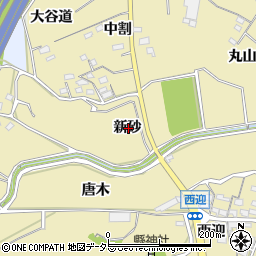 愛知県知多郡武豊町冨貴新砂周辺の地図