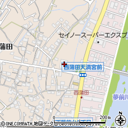 兵庫県姫路市広畑区西蒲田100周辺の地図