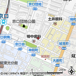 兵庫県姫路市城東町京口台106周辺の地図