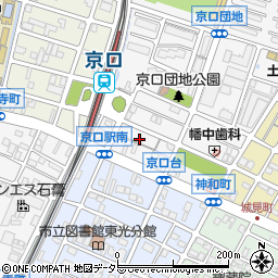 兵庫県姫路市城東町京口台38周辺の地図