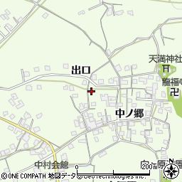京都府城陽市中中ノ郷46周辺の地図