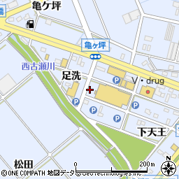 ＤＣＭ豊川西店駐車場周辺の地図