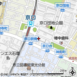 兵庫県姫路市城東町京口台40周辺の地図