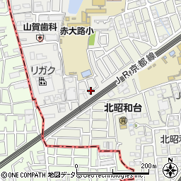 大阪府高槻市赤大路町10周辺の地図