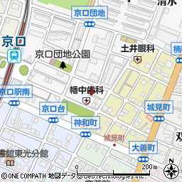 兵庫県姫路市城東町京口台108周辺の地図