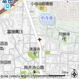 田畑時計店周辺の地図