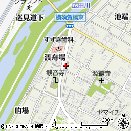 愛知県西尾市吉良町上横須賀寒破池29周辺の地図