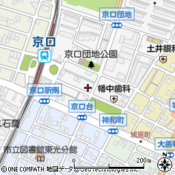 兵庫県姫路市城東町京口台64周辺の地図