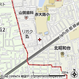 大阪府高槻市赤大路町12周辺の地図