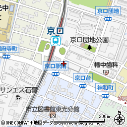 兵庫県姫路市城東町京口台44周辺の地図