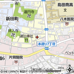 静岡県島田市祇園町8487周辺の地図