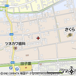 静岡県焼津市北新田周辺の地図