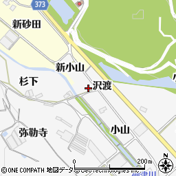 愛知県豊川市御津町豊沢小山周辺の地図