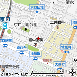兵庫県姫路市城東町京口台123周辺の地図