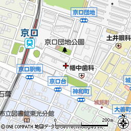 兵庫県姫路市城東町京口台83周辺の地図