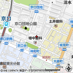 兵庫県姫路市城東町京口台122周辺の地図