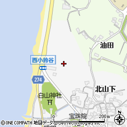 愛知県常滑市小鈴谷赤松周辺の地図