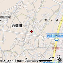 兵庫県姫路市広畑区西蒲田332周辺の地図