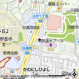 中田ハイツ駐車場【ご利用時間：0:00～8:00】周辺の地図