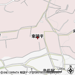 愛知県豊橋市石巻西川町東鐘平周辺の地図