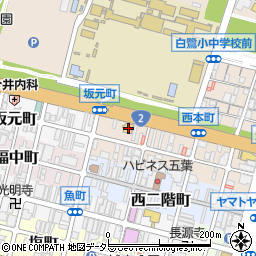 ロイヤルホスト姫路本町店周辺の地図